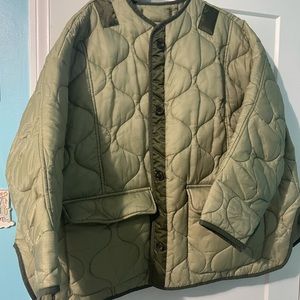 The Frankie Shop Teddy quilted jacket